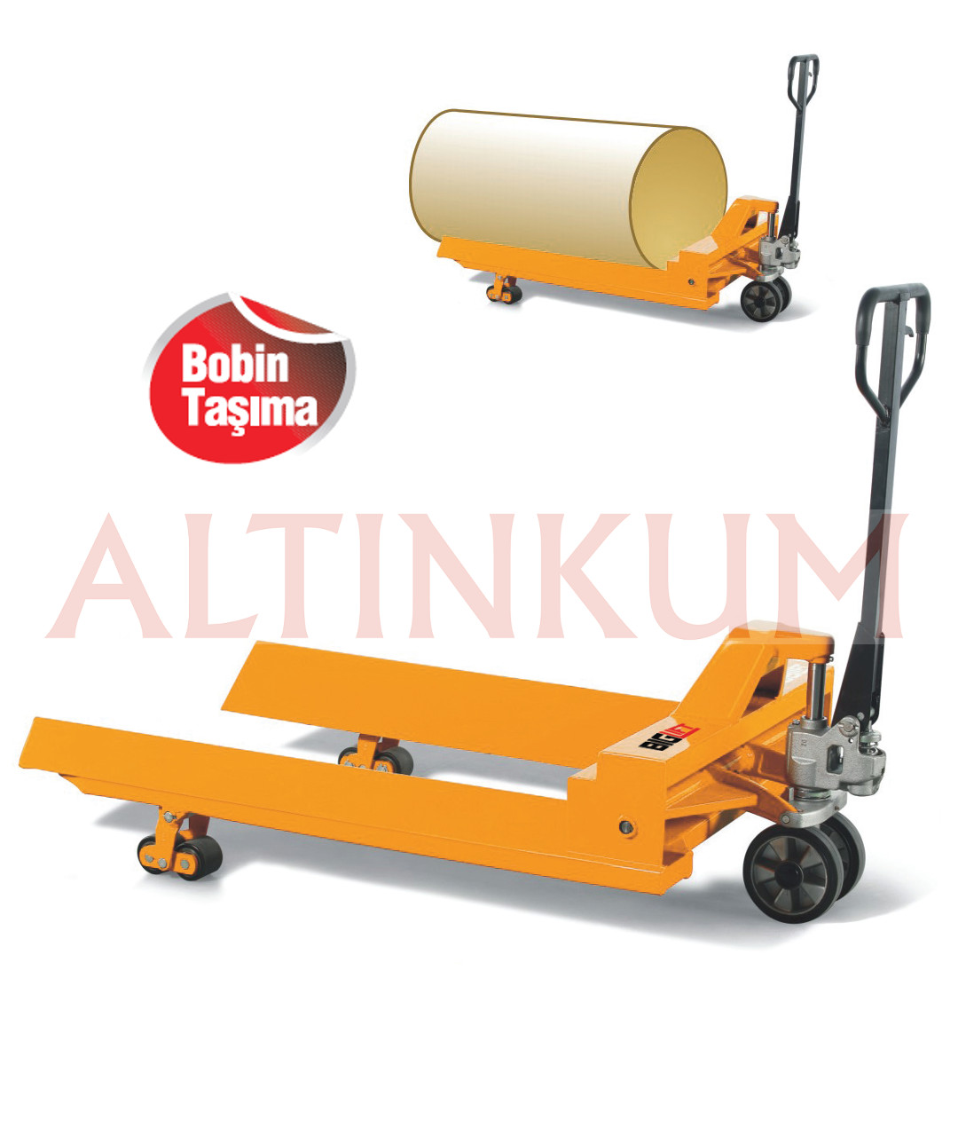 Biglift Transpalet 2000 Kg Bobin Taşıma Özellikli RM-AC20R1000